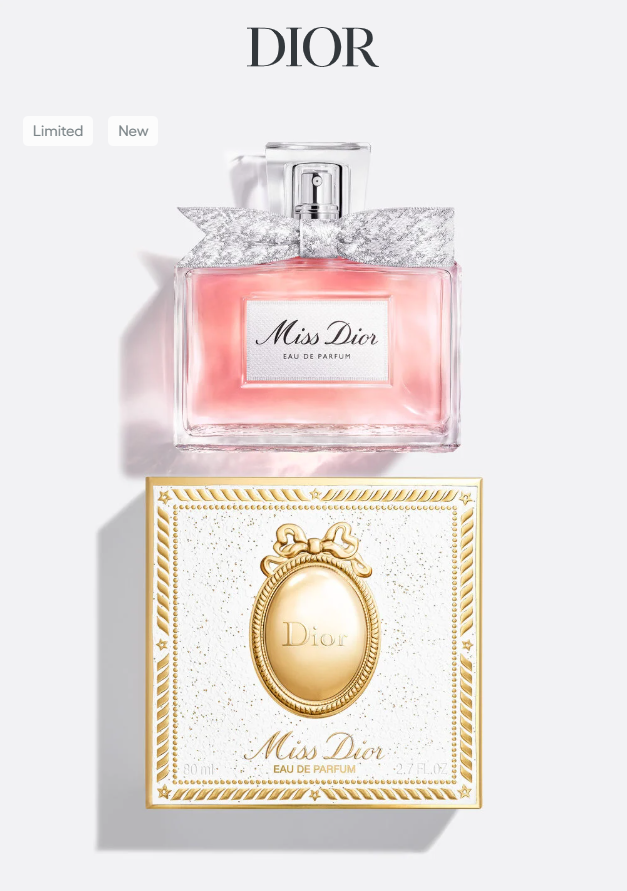 Miss Dior Eau de Parfum – Limited edition 100ml